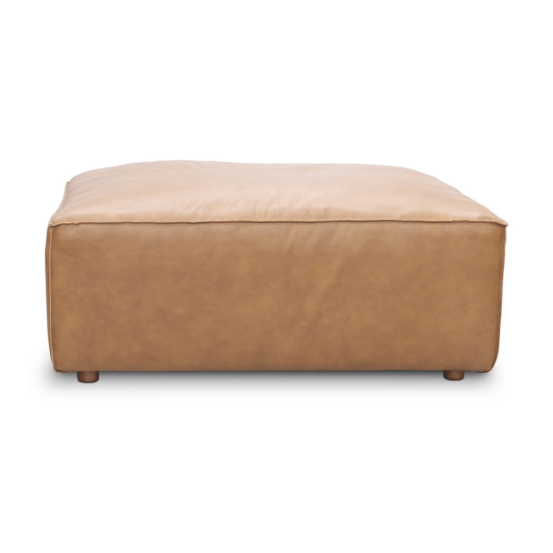 Form Ottoman Sonoran Tan Leather