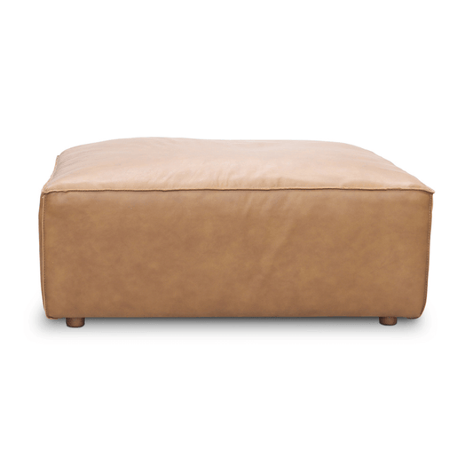 Form Ottoman Sonoran Tan Leather