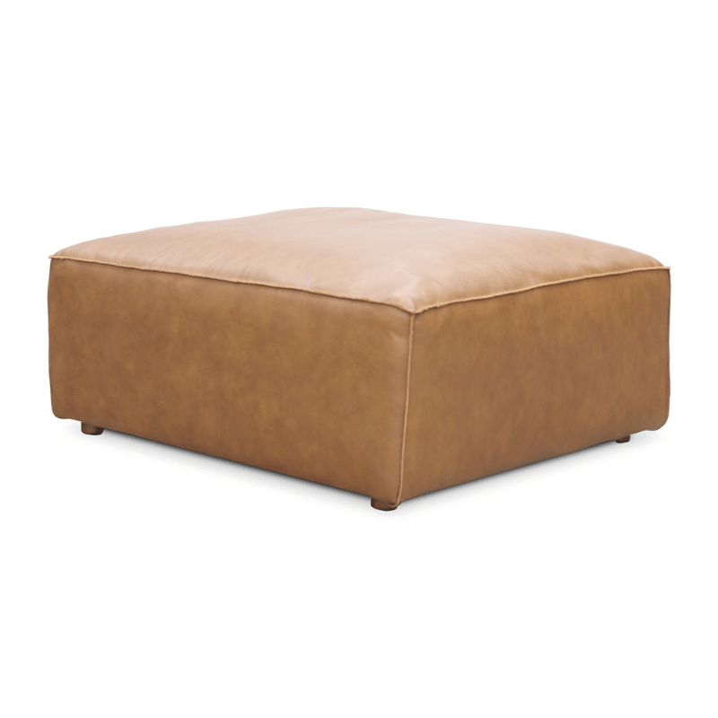 Form Ottoman Sonoran Tan Leather