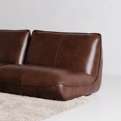 Zeppelin Leather Corner Chair