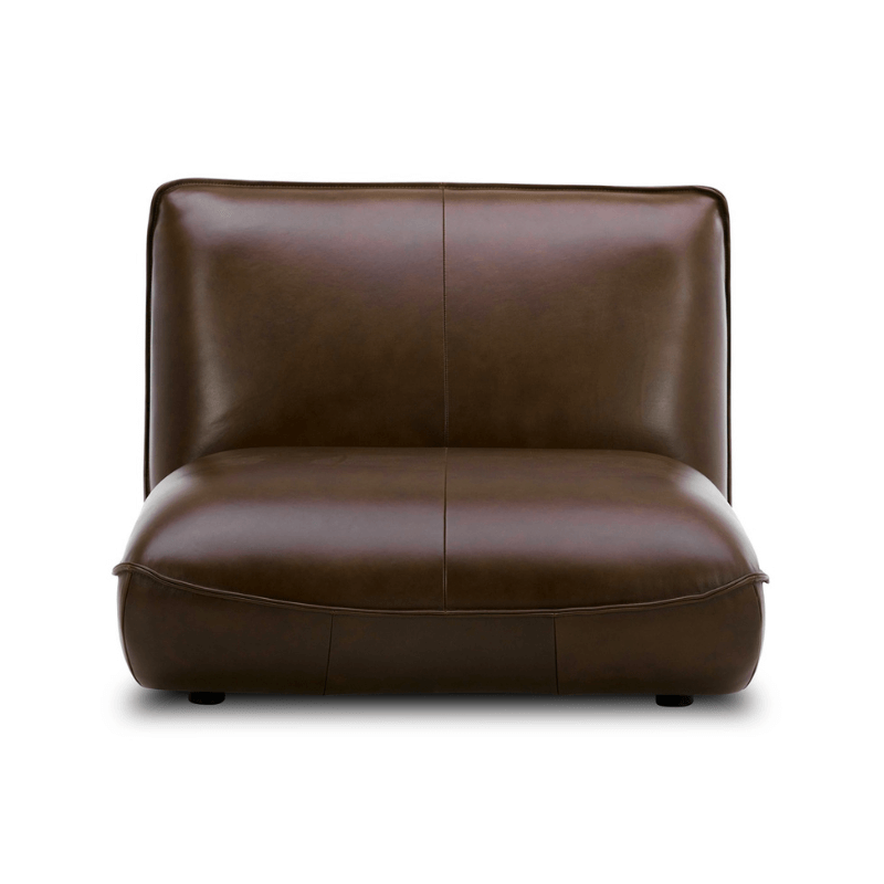 Zeppelin Leather Slipper Chair